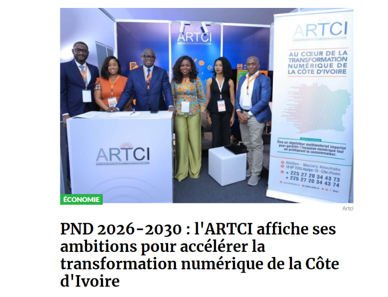 ARTCI shares its ambitions to accelerate digital transformation
