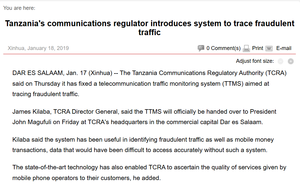 TCRA adopts new system to detect fraud